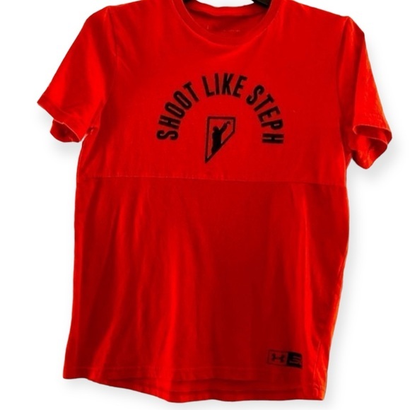 Under Armour Boys Shoot Like Steph‎ T-shirt Size YXL - Picture 1 of 3